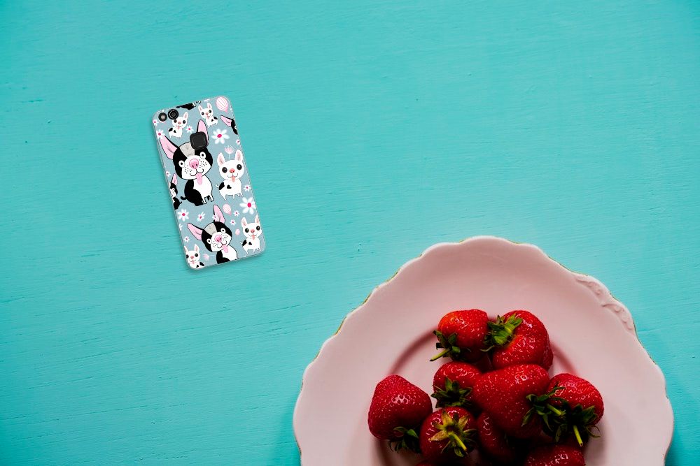 Huawei P10 Lite TPU Hoesje Hondjes
