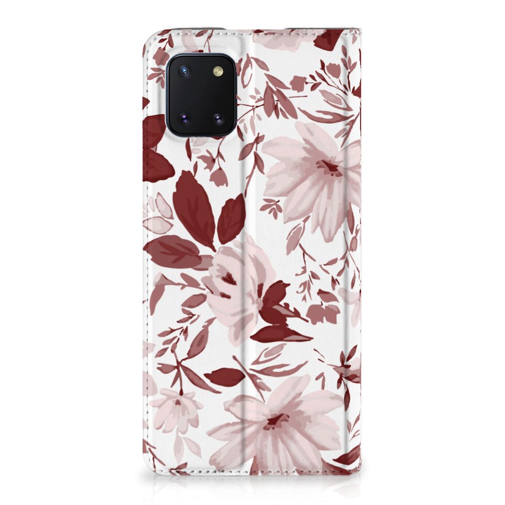 Bookcase Samsung Galaxy Note 10 Lite Watercolor Flowers - B2C Telecom