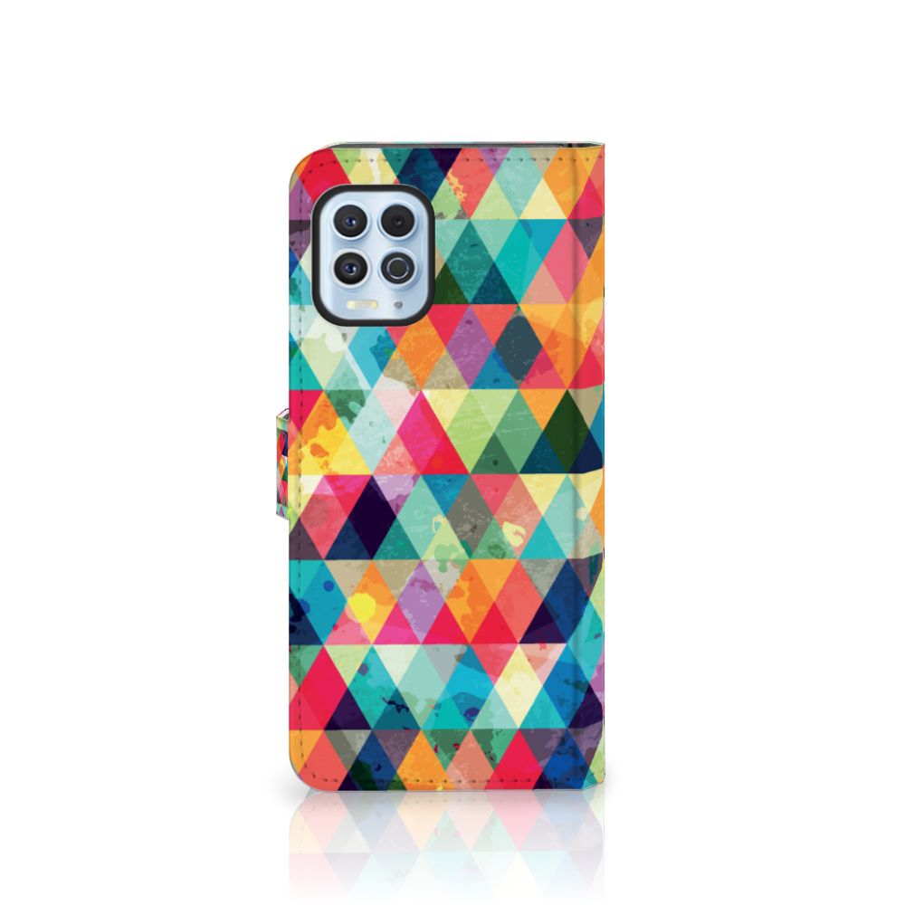 Motorola Moto G100 Telefoon Hoesje Geruit