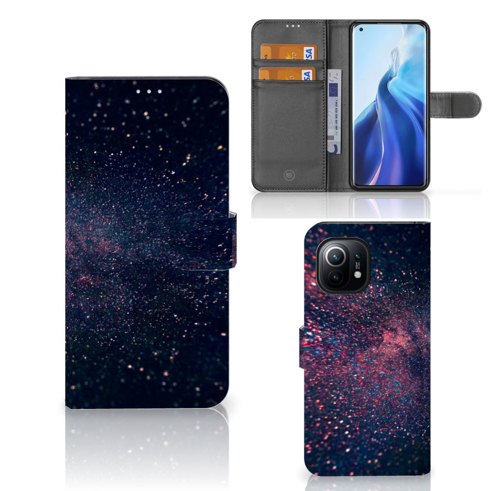 Xiaomi Mi 11 Book Case Stars