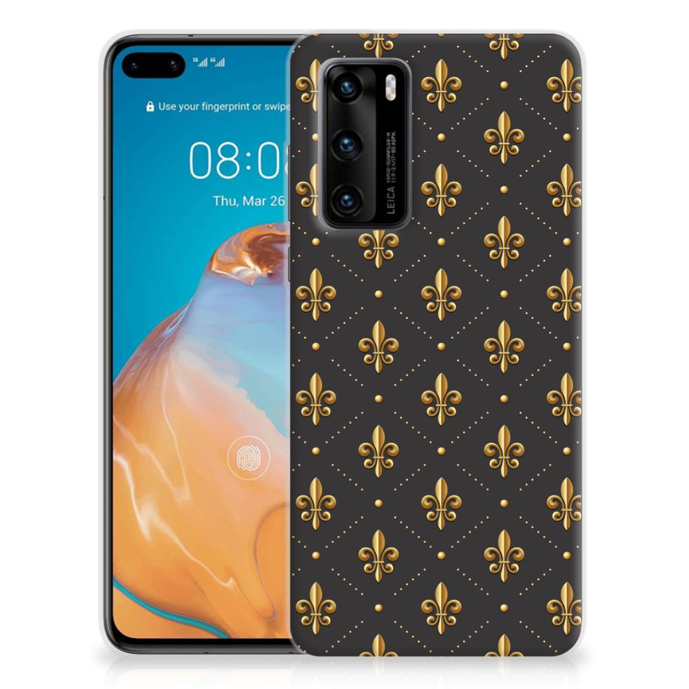 Huawei P40 TPU bumper Franse Lelie B2C Telecom