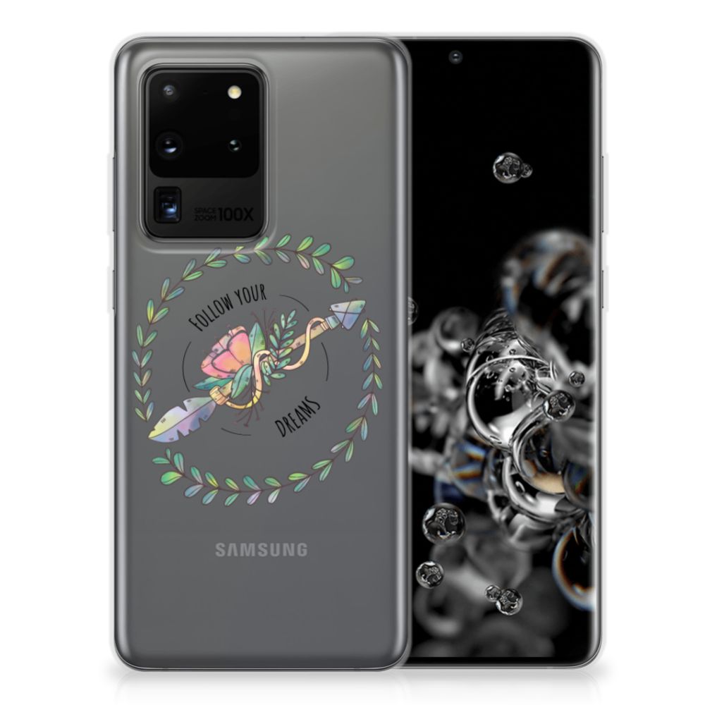 Samsung Galaxy S20 Ultra Telefoonhoesje met Naam Boho Dreams B2C Telecom
