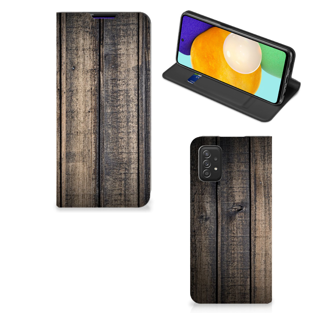Samsung Galaxy A03s Book Wallet Case Steigerhout - B2C Telecom