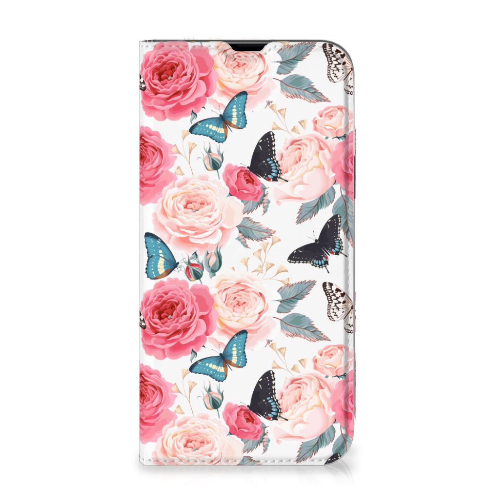 iPhone 13 Pro Max Smart Cover Butterfly Roses - B2C Telecom