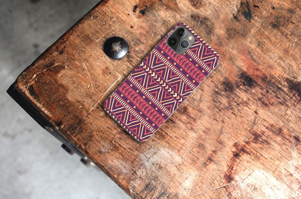 Apple iPhone 11 Pro TPU bumper Aztec Paars