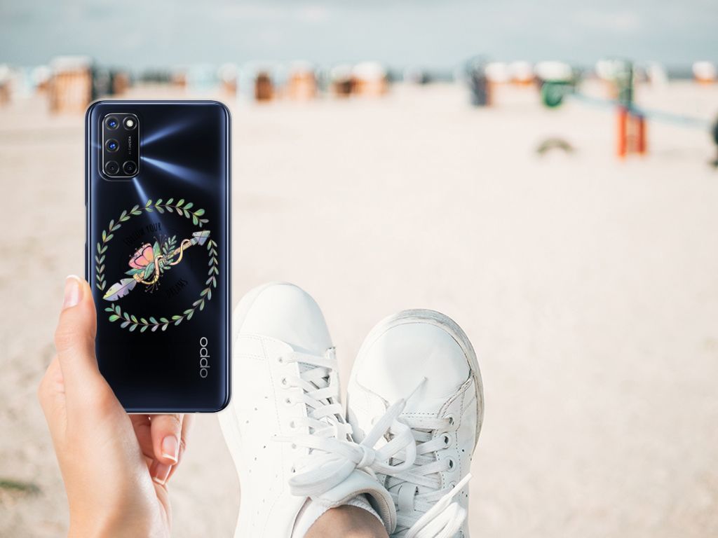 OPPO A52 | A72 Telefoonhoesje met Naam Boho Dreams B2C Telecom