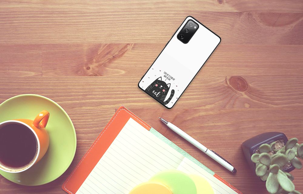 Samsung Galaxy S20 FE Hoesje Cat Good Day B2C Telecom