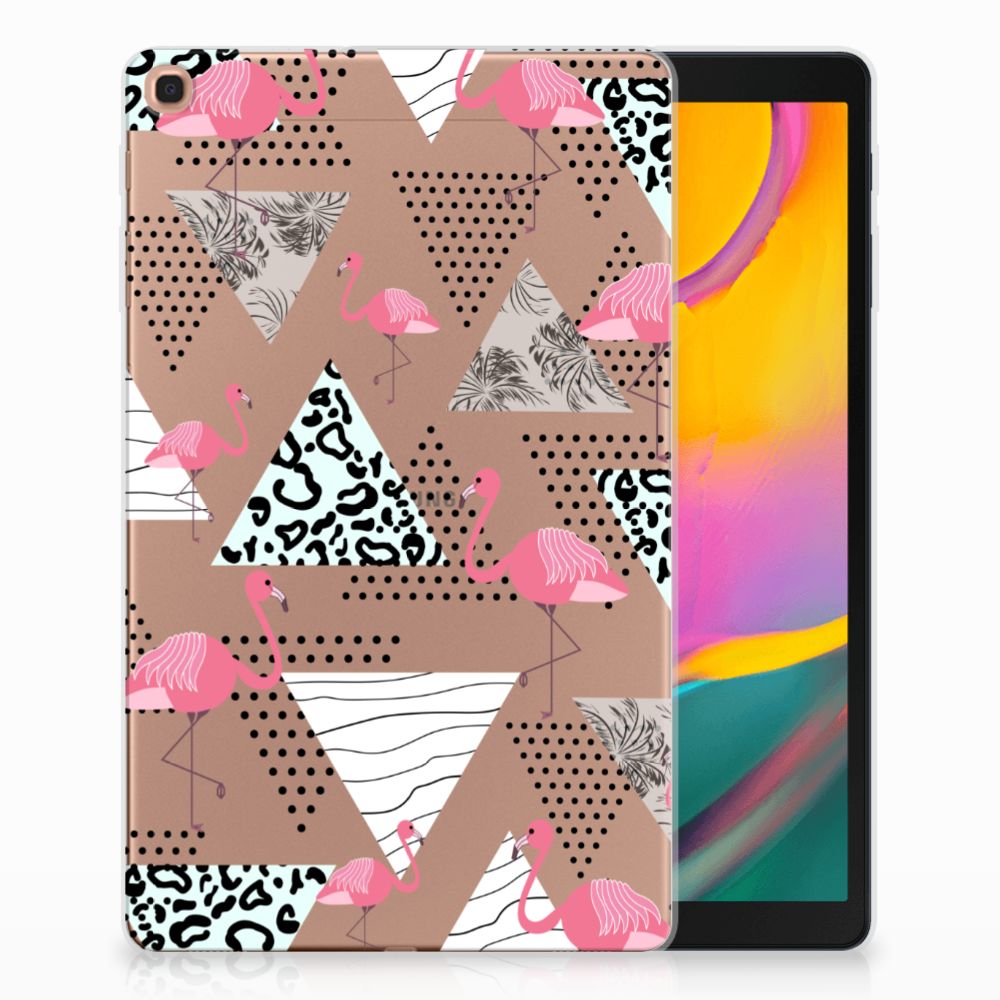 Samsung Galaxy Tab A 10.1 (2019) Back Case Flamingo Triangle