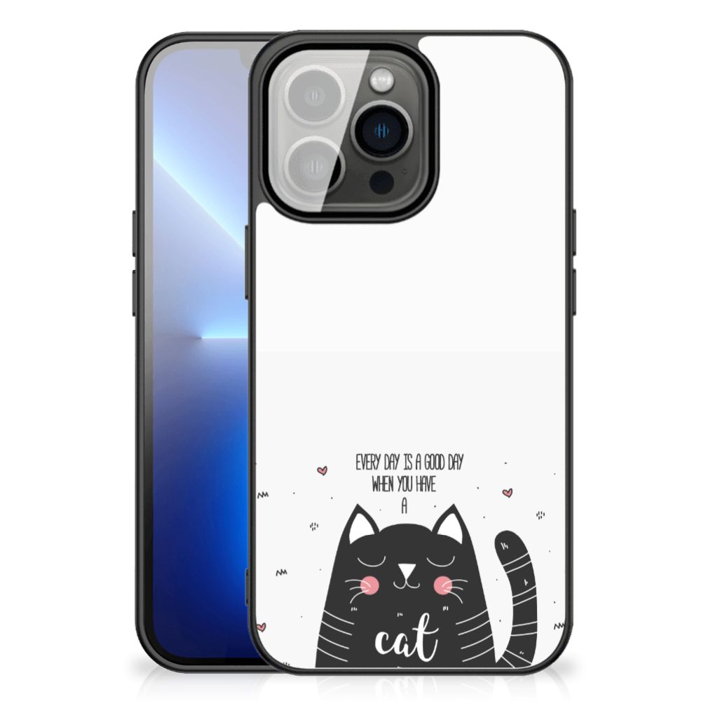 iPhone 13 Pro Max Hoesje Cat Good Day