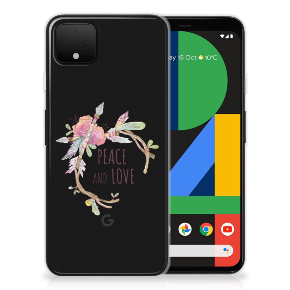 Google Pixel 4 XL Telefoonhoesje met Naam Boho Text