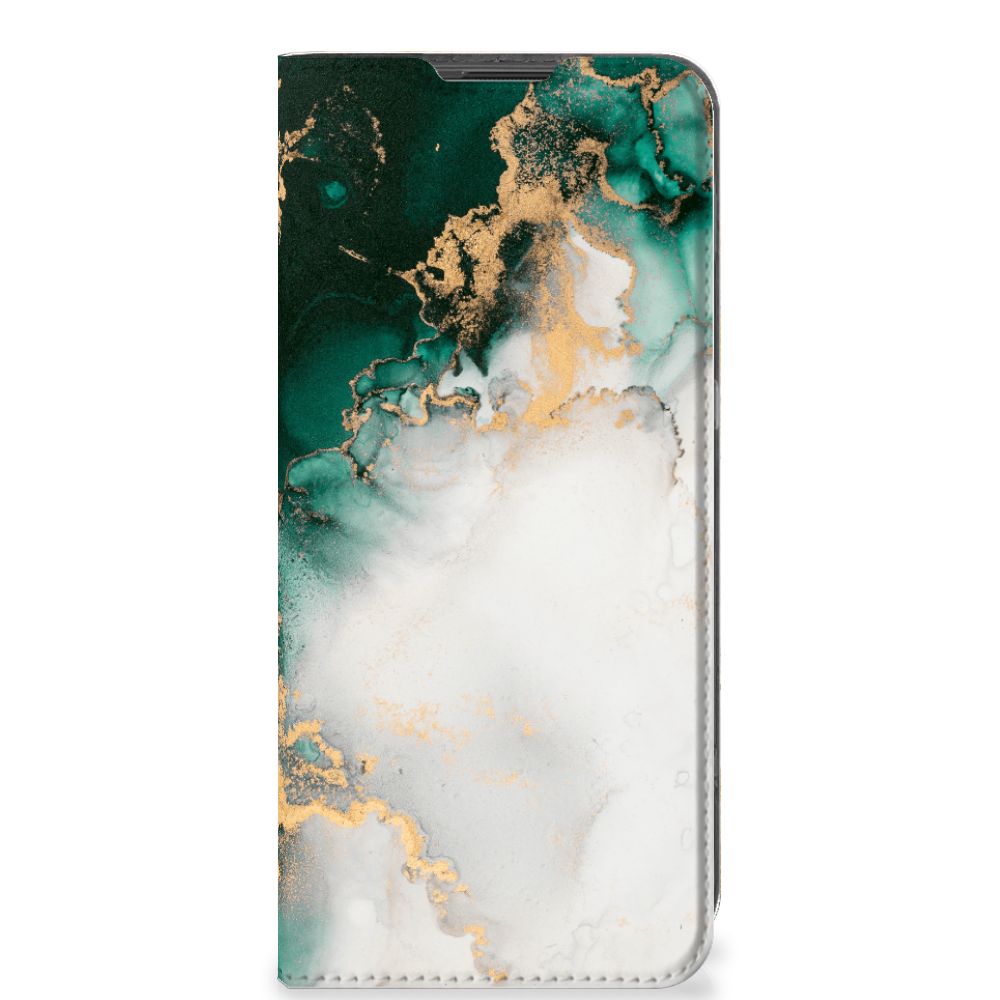 Standcase voor OnePlus 10 Pro Marmer Groen - B2C Telecom