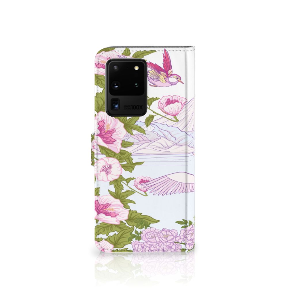 Samsung Galaxy S20 Ultra Telefoonhoesje met Pasjes Bird Standing