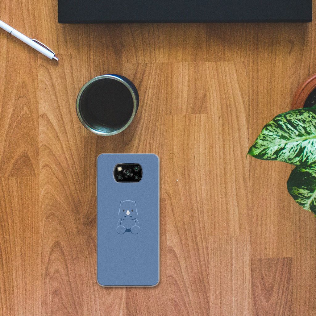 Xiaomi Poco X3 | Poco X3 Pro Telefoonhoesje met Naam Baby Rhino B2C Telecom
