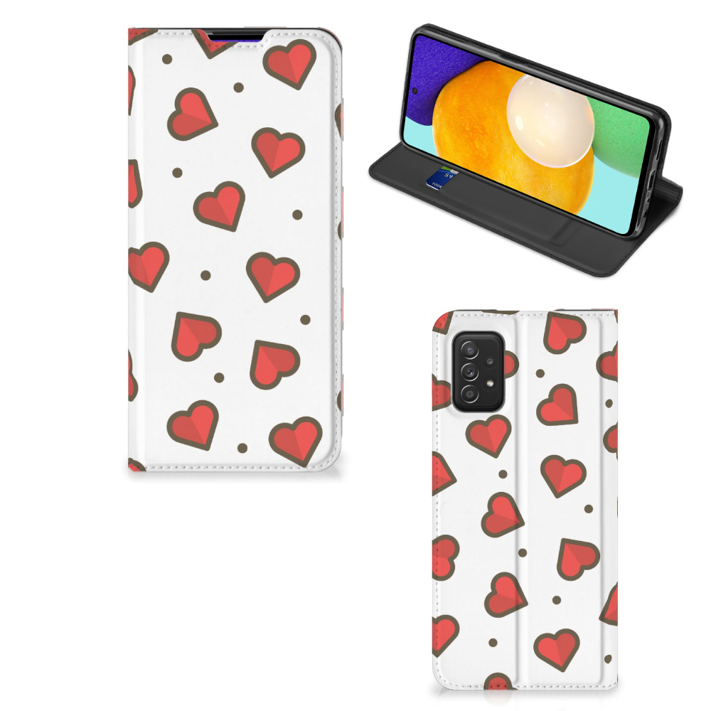 Samsung Galaxy A03s Hoesje met Magneet Hearts - B2C Telecom