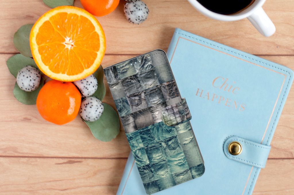 Wallet Case met Pasjes OPPO Reno 4 Pro 5G Spijkerbroeken