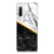 Sony Xperia 10 IV TPU Siliconen Hoesje Marmer Wit Zwart - Origineel Cadeau Man B2C Telecom