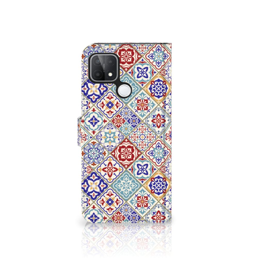 OPPO A15 Bookcase Tiles Color