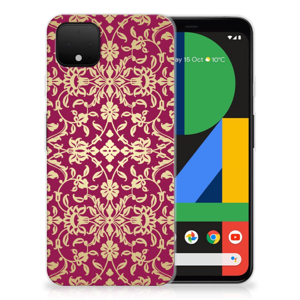 Siliconen Hoesje Google Pixel 4 XL Barok Pink