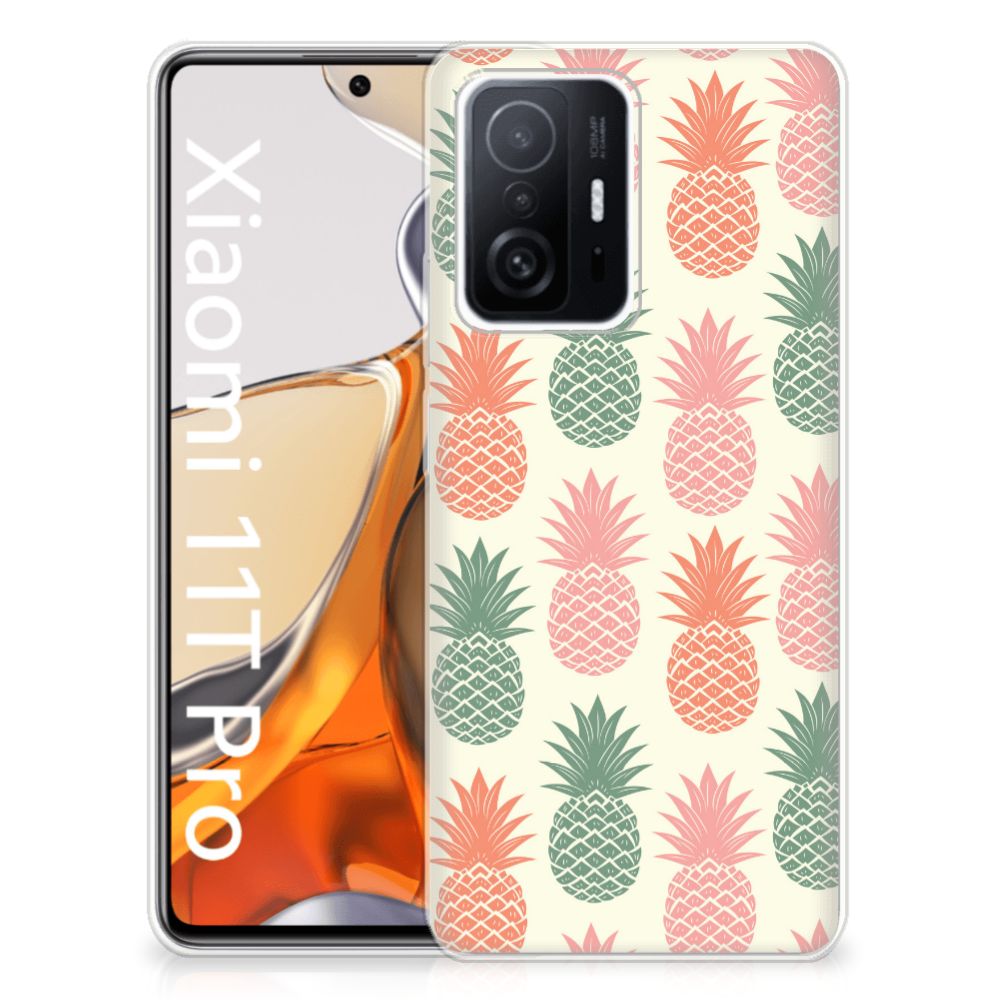 Xiaomi 11T | 11T Pro Siliconen Case Ananas