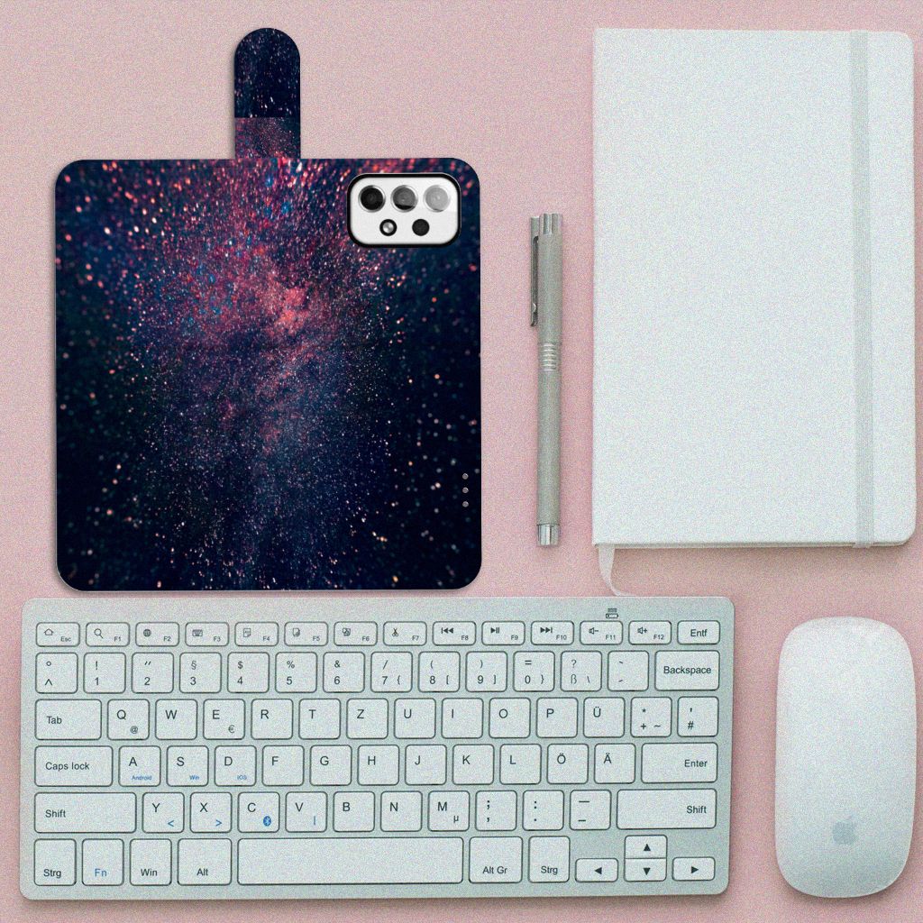 Samsung Galaxy A73 5G Book Case Stars