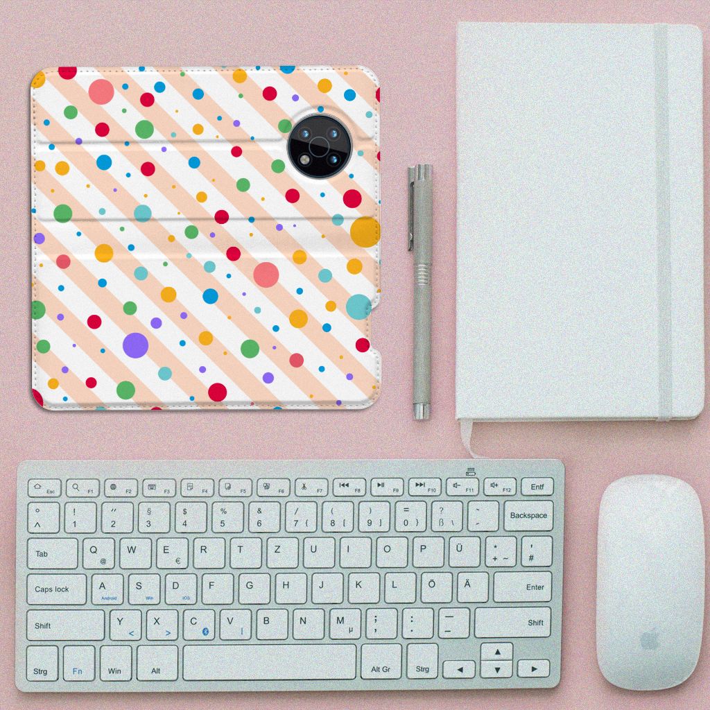 Nokia G50 Hoesje met Magneet Dots - B2C Telecom