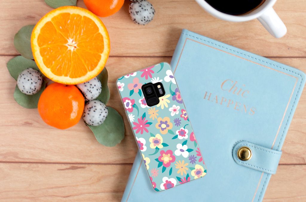 Samsung Galaxy S9 TPU Case Flower Power