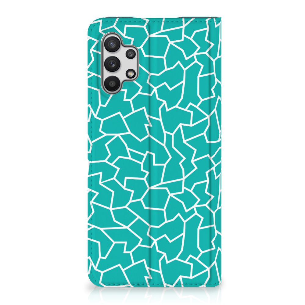 Samsung Galaxy A32 5G Bookcase Cracks Blue - B2C Telecom