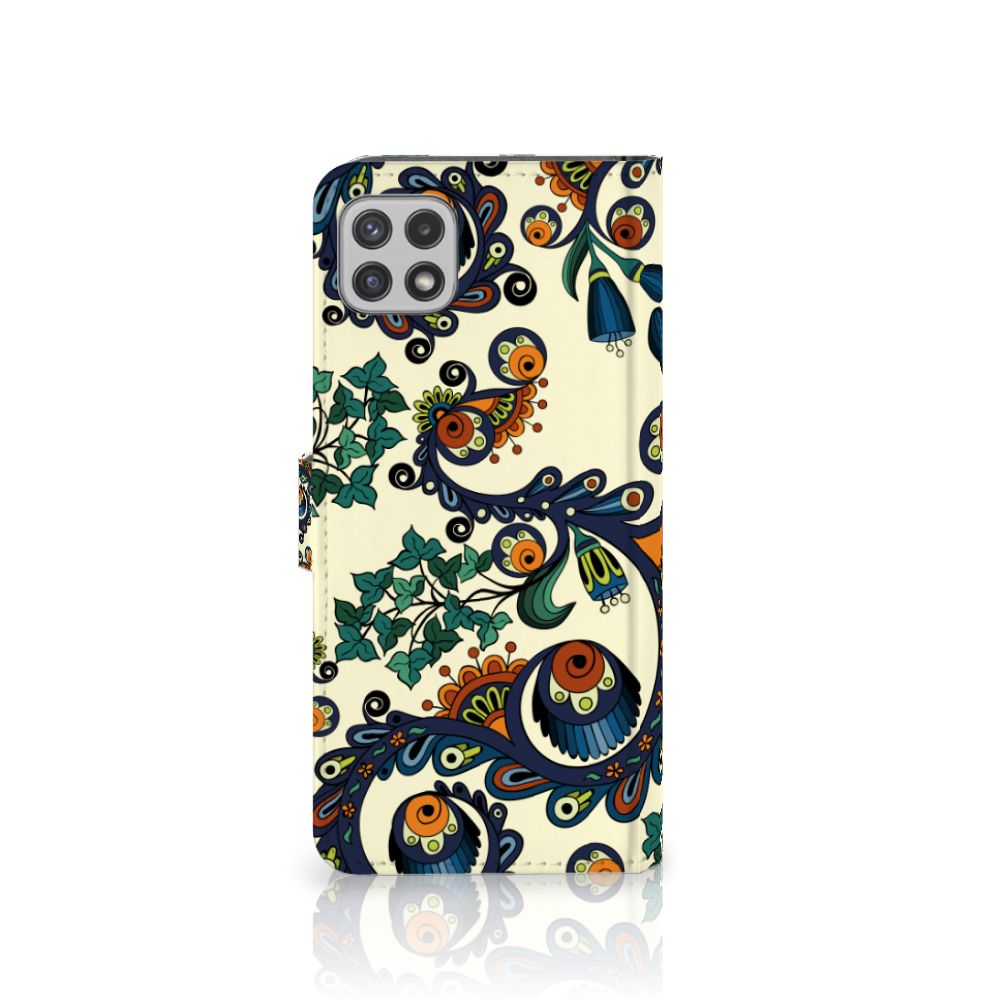 Wallet Case Samsung Galaxy A22 5G Barok Flower