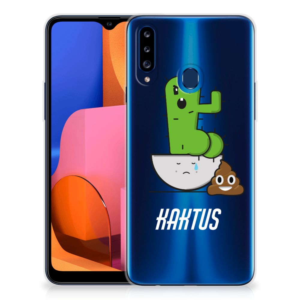 Samsung Galaxy A20s Telefoonhoesje met Naam Cactus Poo B2C Telecom