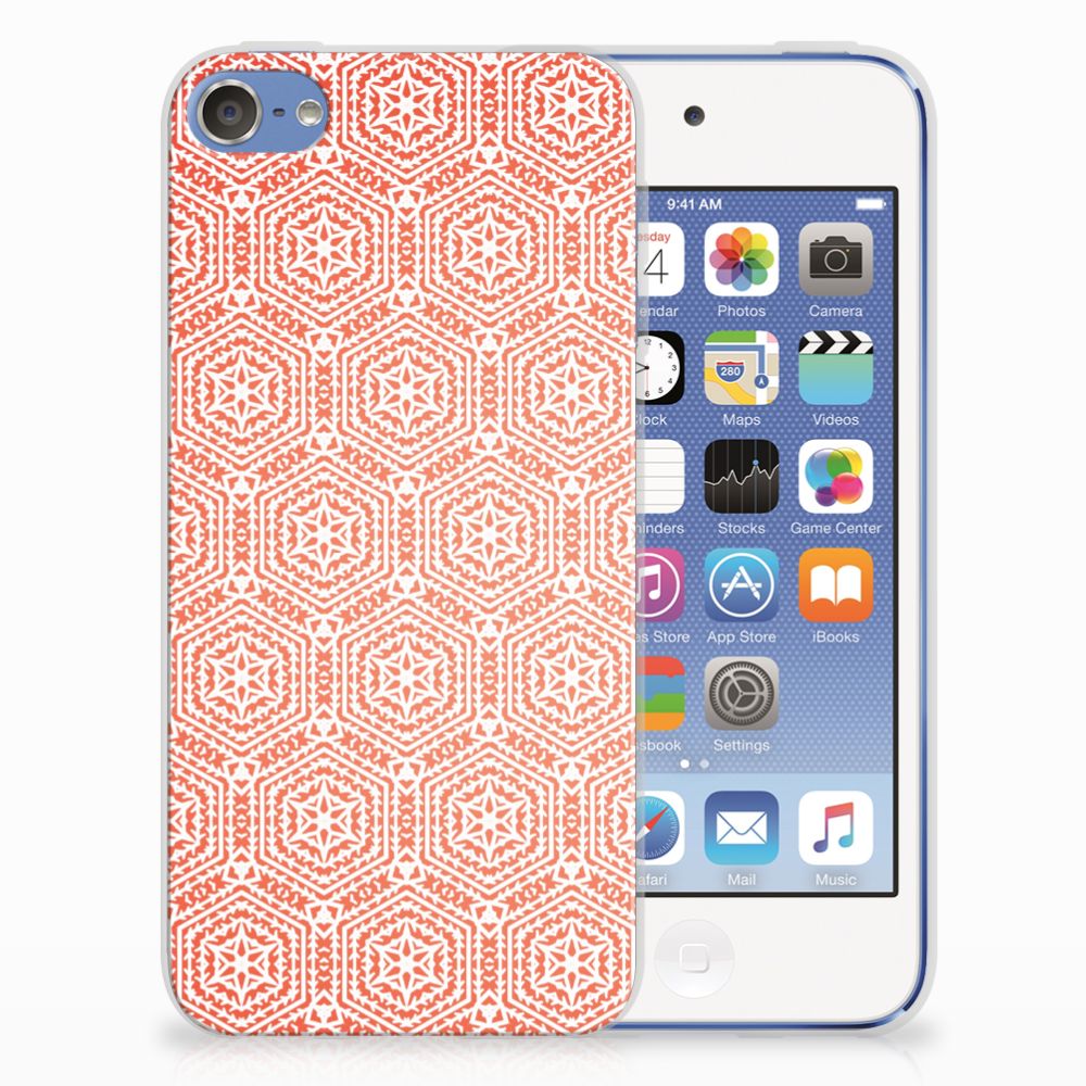 Apple iPod Touch 5 | 6 TPU bumper Pattern Orange