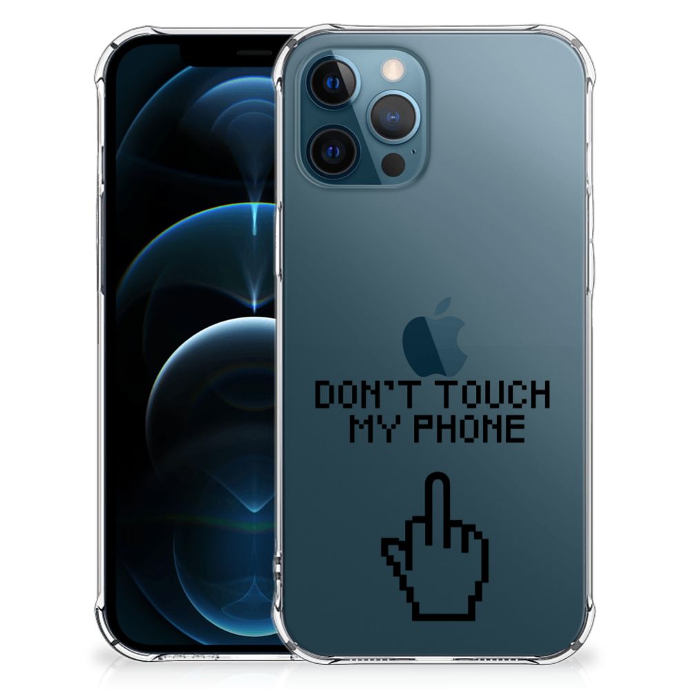 iPhone 12 | 12 Pro Anti Shock Case Finger Don't Touch My Phone