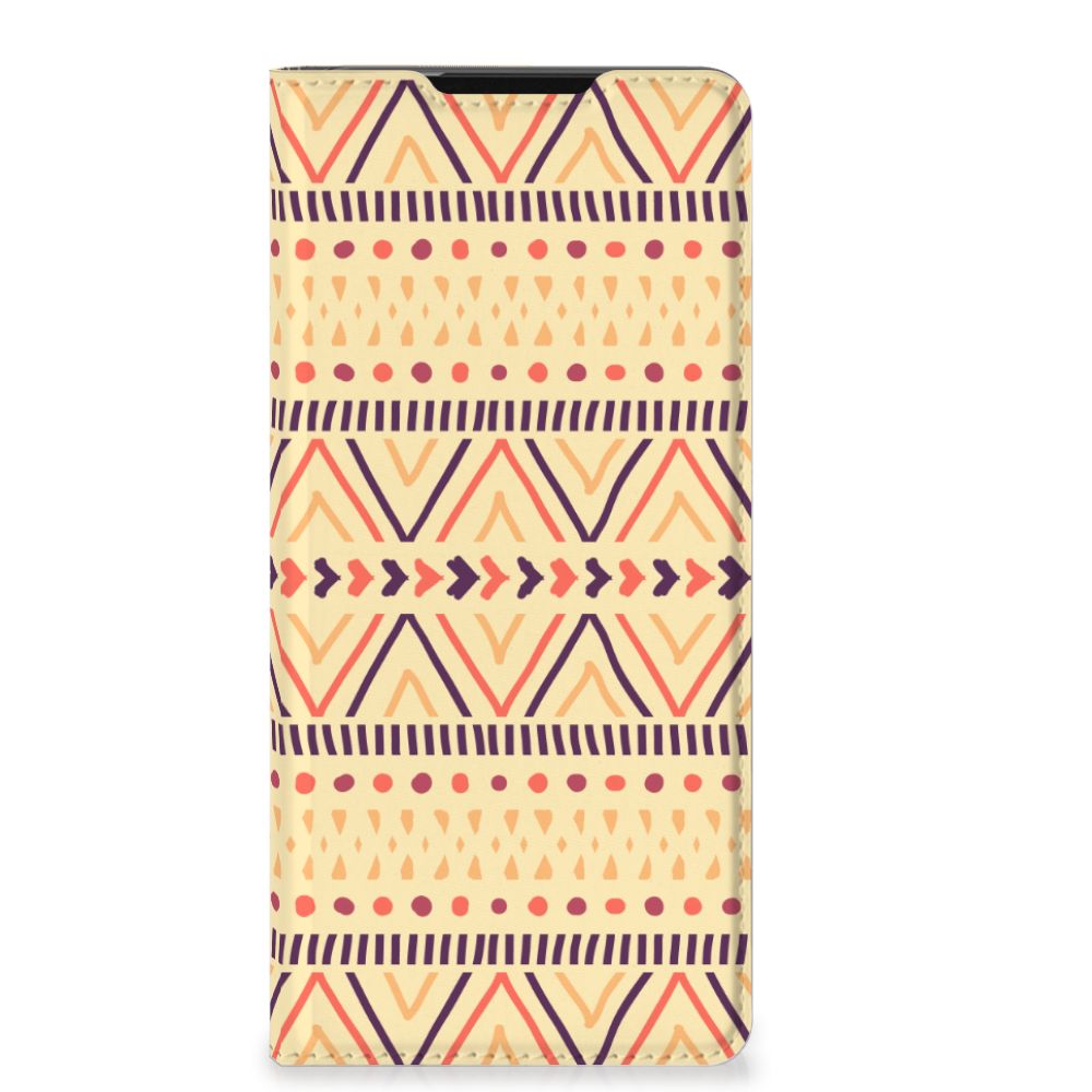 Samsung Galaxy S21 Ultra Hoesje met Magneet Aztec Yellow - B2C Telecom