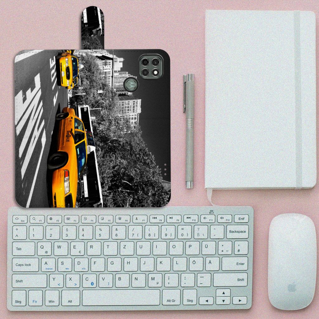 Motorola Moto G9 Power Flip Cover New York Taxi