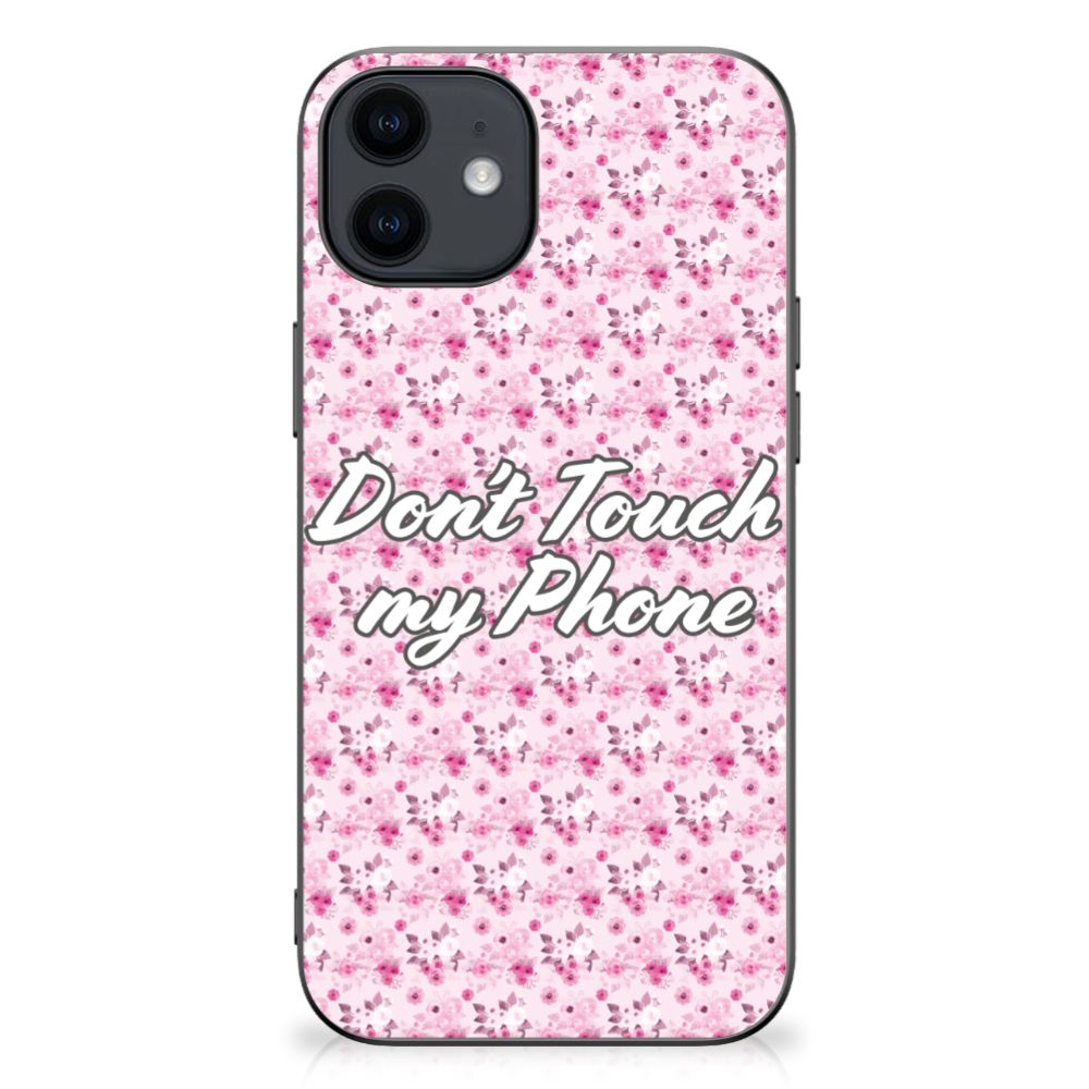 iPhone 12 Pro | 12 (6.1") TPU Hoesje Flowers Pink DTMP