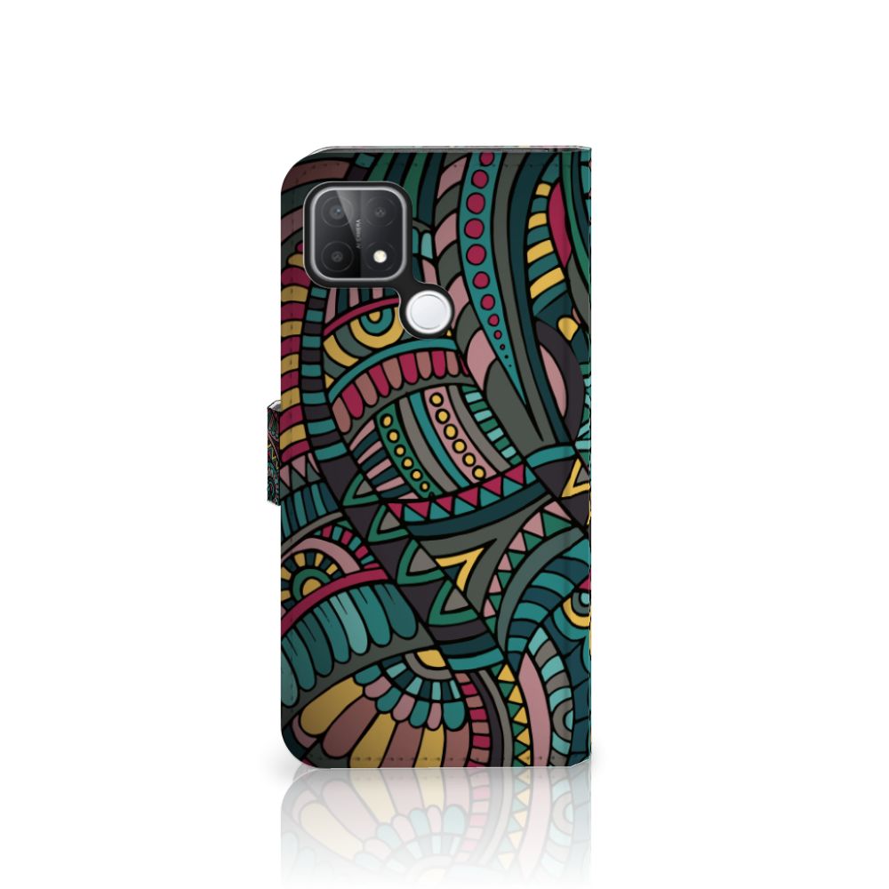 OPPO A15 Telefoon Hoesje Aztec