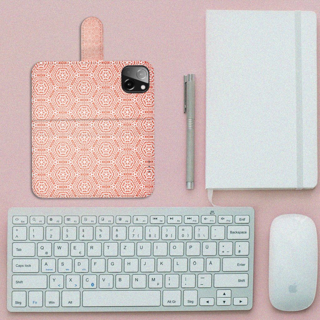 iPhone 13 Mini Telefoon Hoesje Pattern Orange