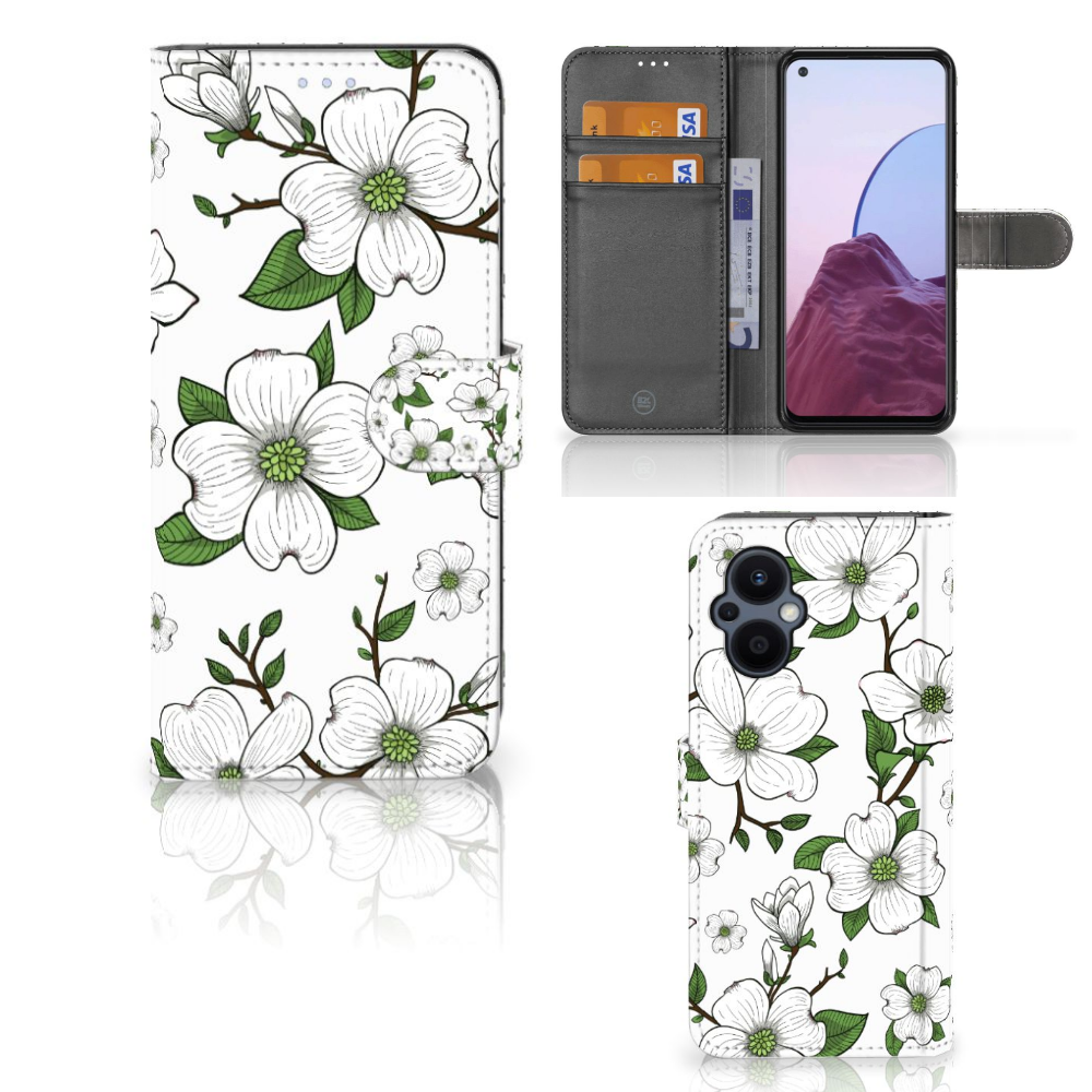 OPPO Reno 8 Lite | OnePlus Nord N20 Hoesje Dogwood Flowers