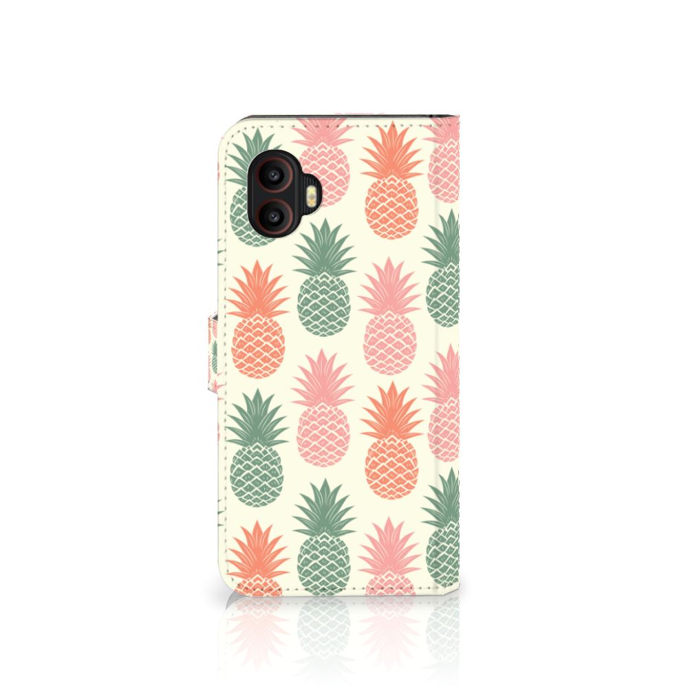 Samsung Galaxy Xcover 6 Pro Book Cover Ananas