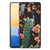 Samsung Galaxy M52 Dierenprint Telefoonhoesje Pauw met Bloemen