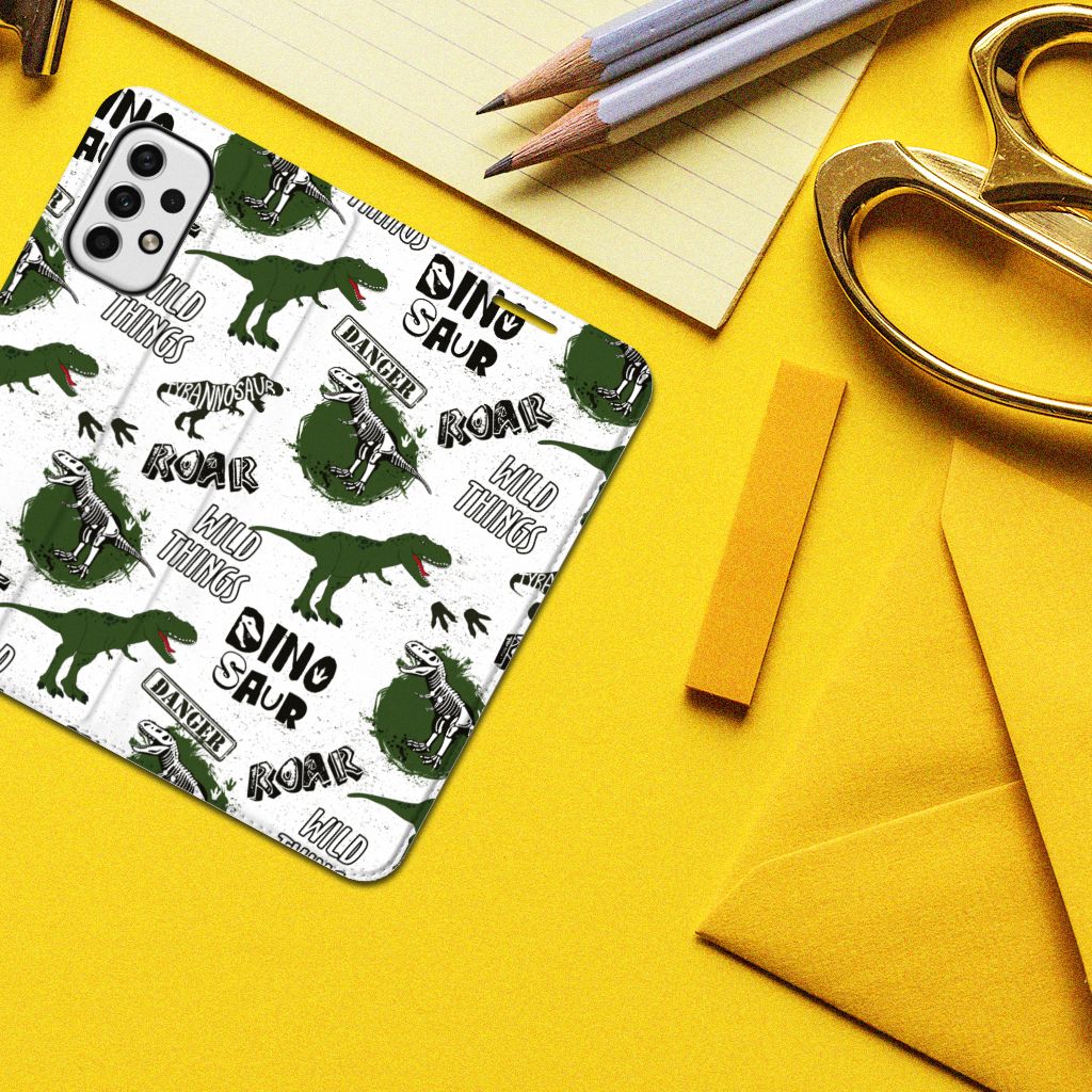 Hoesje maken voor Samsung Galaxy A23 Dinosaurus - B2C Telecom