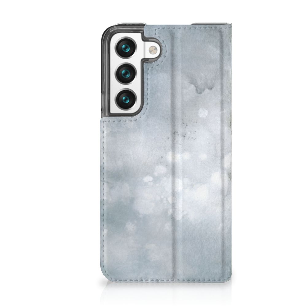 Bookcase Samsung Galaxy S22 Painting Grey - B2C Telecom