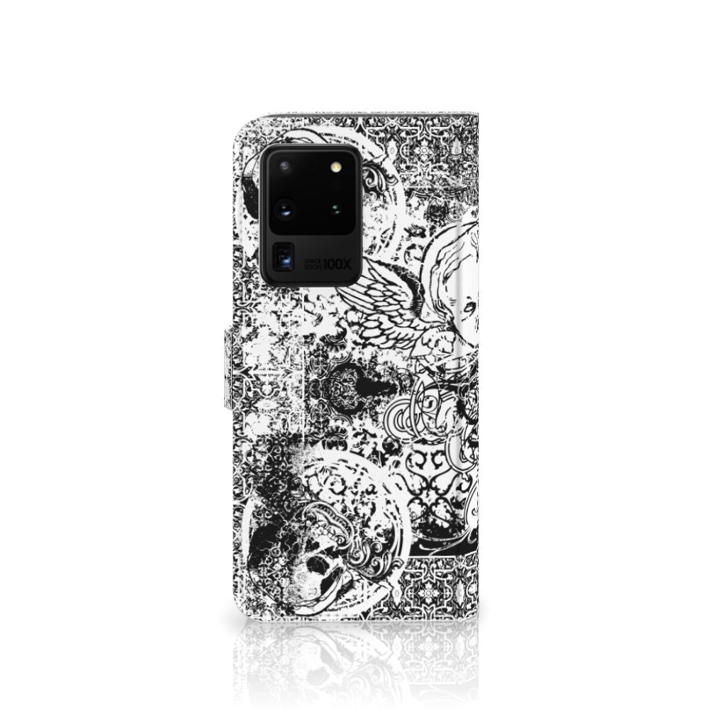 Telefoonhoesje met Naam Samsung Galaxy S20 Ultra Skulls Angel