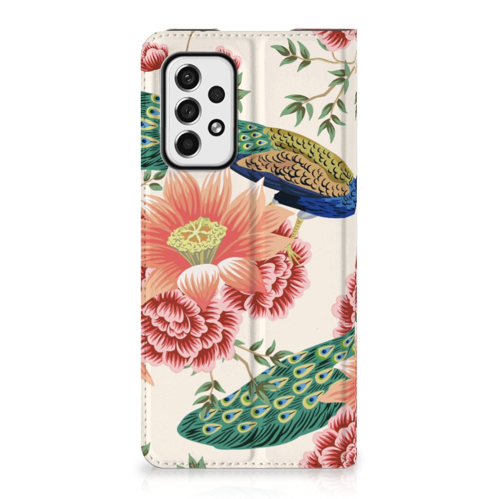 Hoesje maken voor Samsung Galaxy A73 Pink Peacock - B2C Telecom