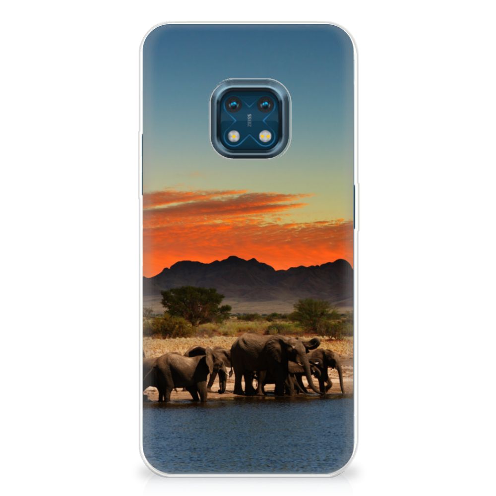 Nokia XR20 TPU Hoesje Olifanten