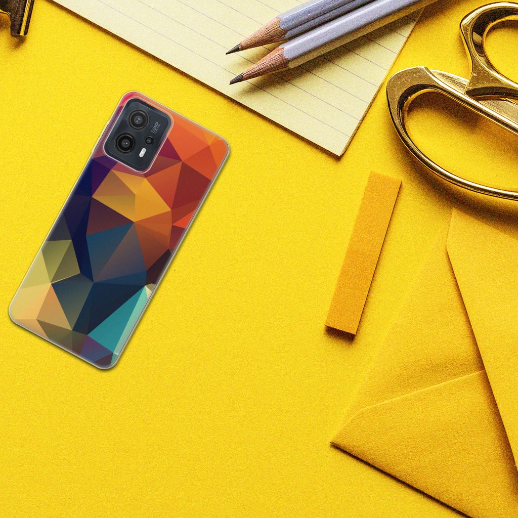 Motorola Moto G23 | G13 TPU Hoesje Polygon Color