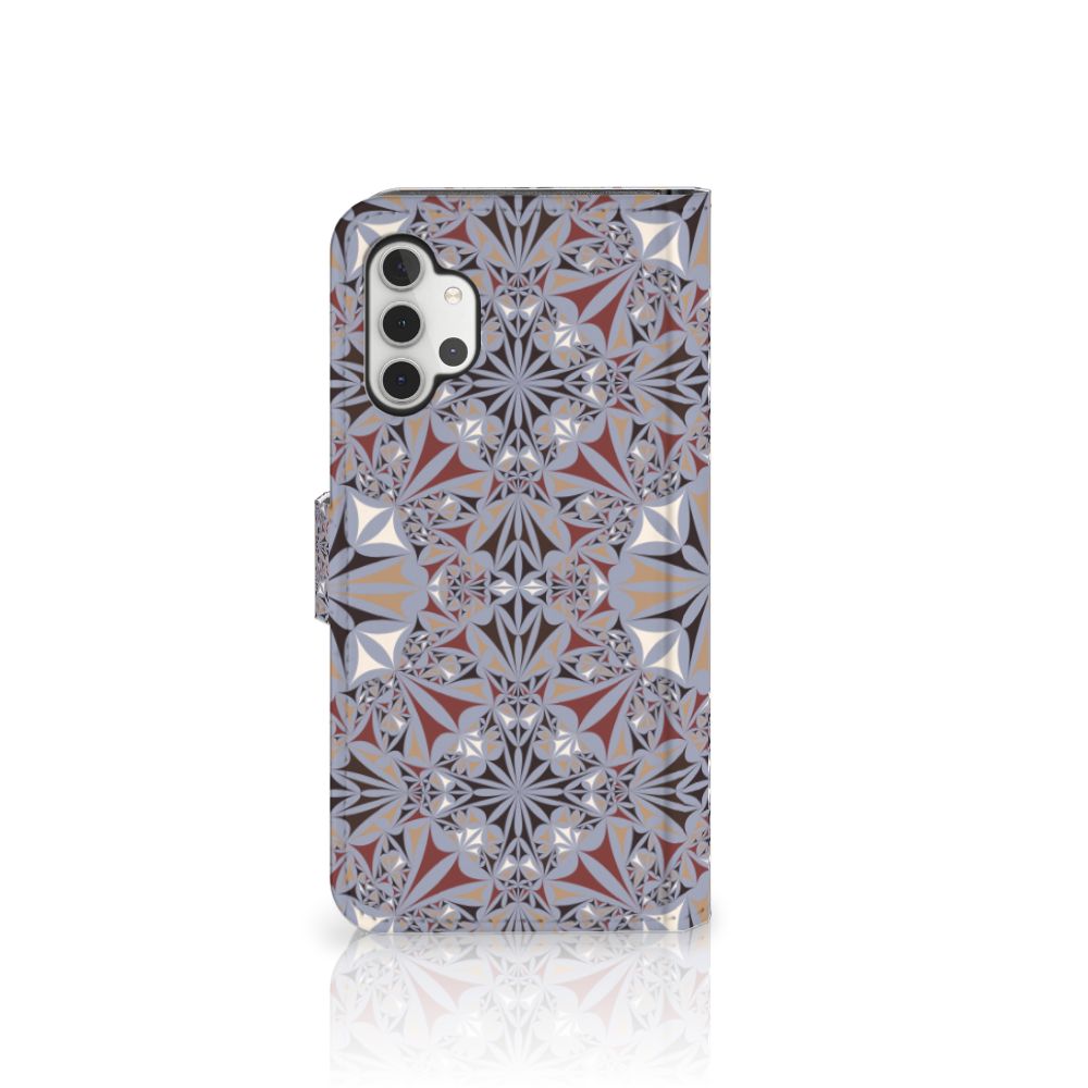Samsung Galaxy A32 4G Bookcase Flower Tiles