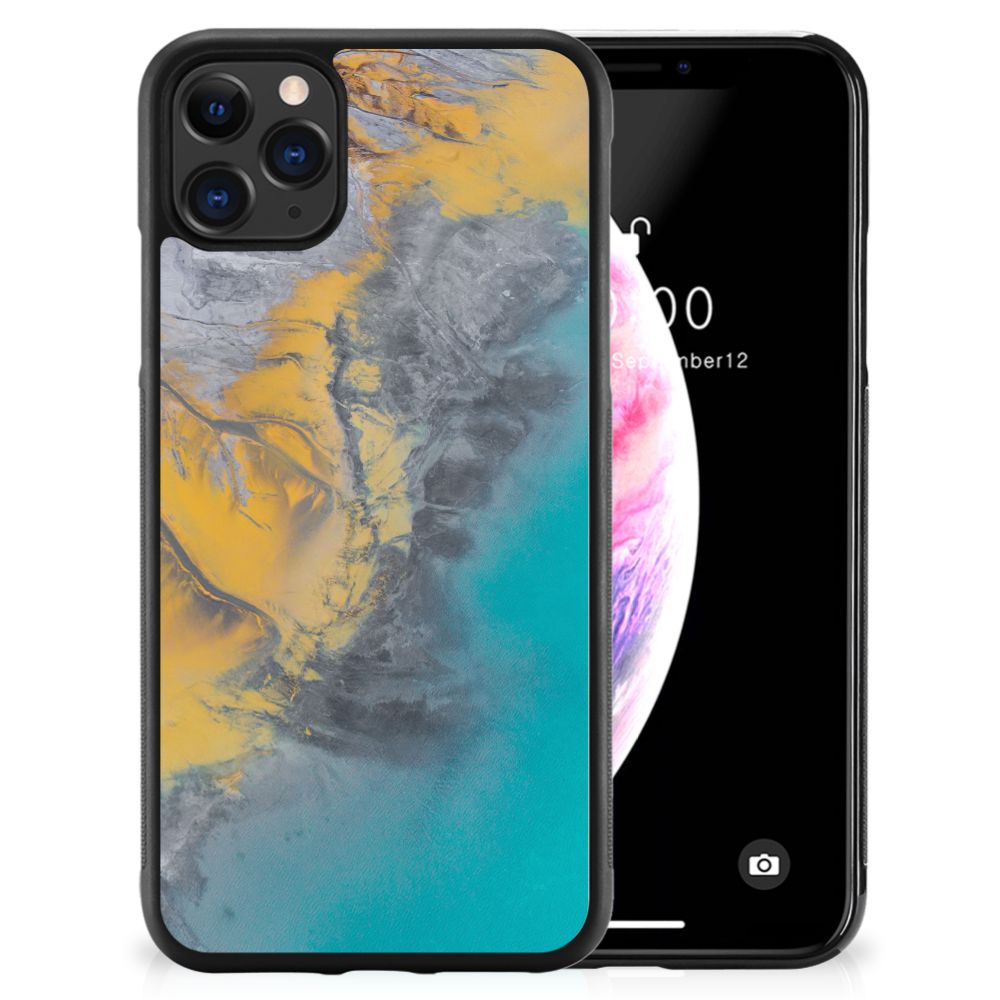 Apple iPhone 11 Pro Max Gripcase Marble Blue Gold B2C Telecom