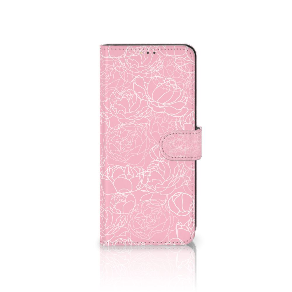 Nokia 5.3 Hoesje White Flowers