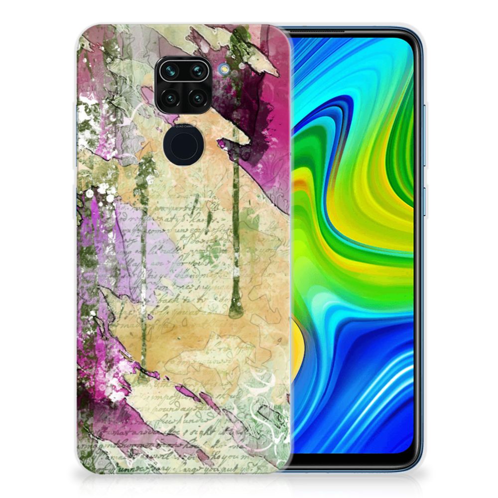 Hoesje maken Xiaomi Redmi Note9 Letter Painting B2C Telecom