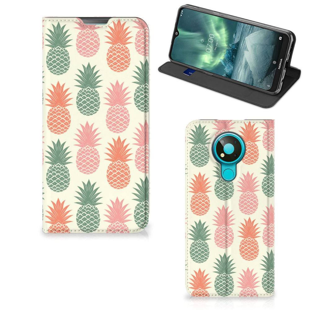 Nokia 3.4 Flip Style Cover Ananas